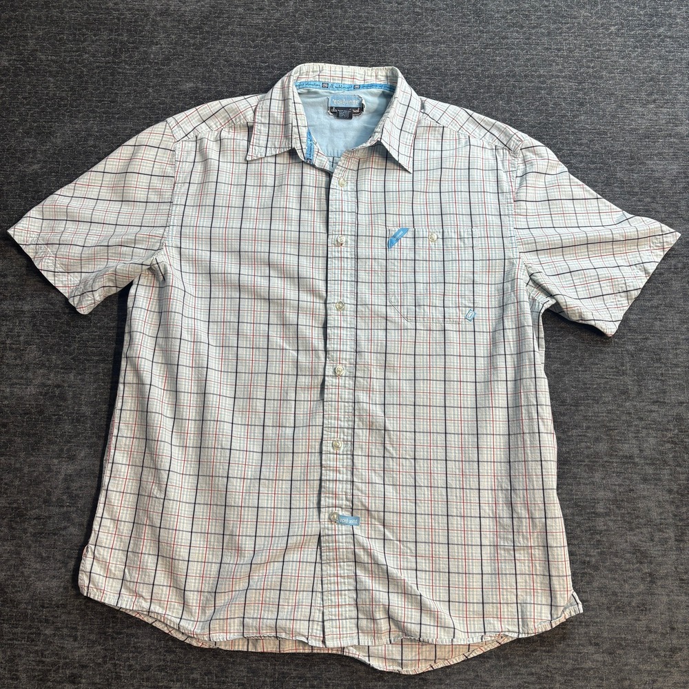 Ecko Unltd Men's Plaid Button Down Shirt Size L Short Sleeve Casual Classic Y2K
